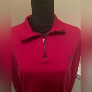 1/2 zip pullover. Lightweight for a cool summer night!! Like new condition